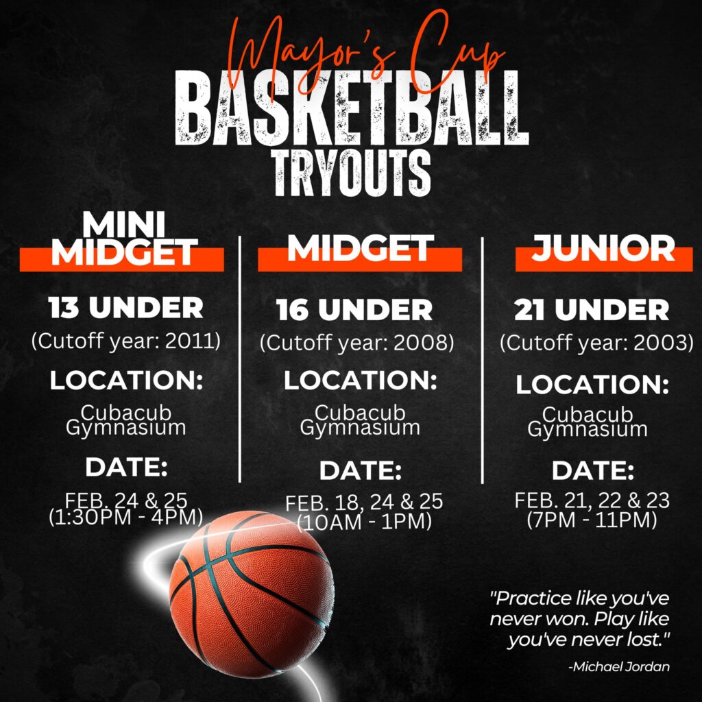 CUBACUB BASKETBALL TEAM TRYOUTS